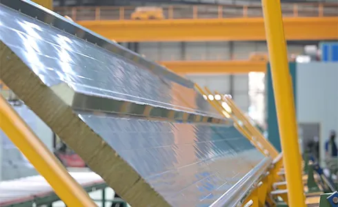 码垛系统-岩棉屋面板